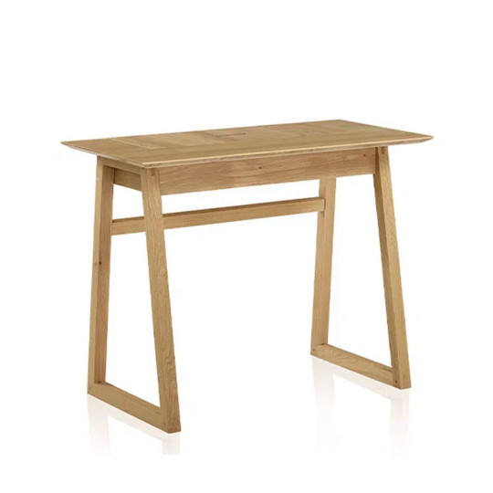 Dasras Ecola oak wood desk - 9 finishes 4 dimensions