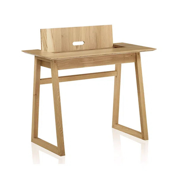 Dasras Ecola oak wood desk - 9 finishes 4 dimensions