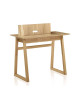 Dasras Ecola oak wood desk - 9 finishes 4 dimensions