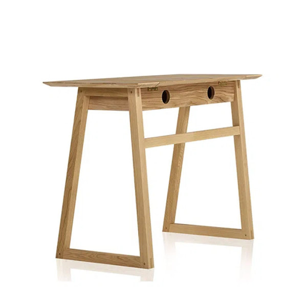 Dasras Ecola oak wood desk - 9 finishes 4 dimensions