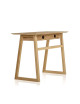 Dasras Ecola oak wood desk - 9 finishes 4 dimensions