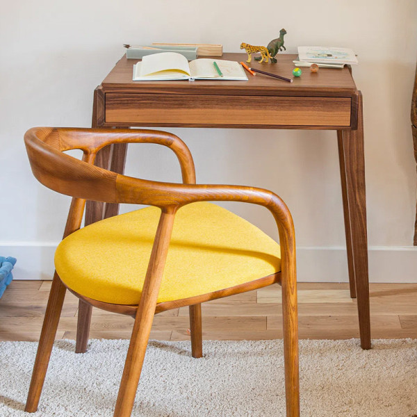 Dasras Liseré desk in oak or walnut wood - 10 finishes 4 sizes