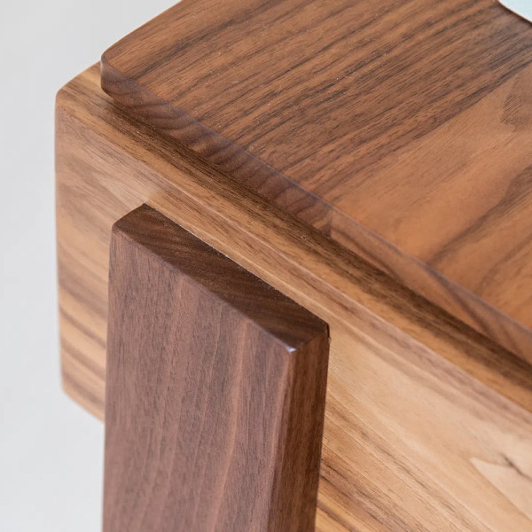 Dasras Liseré desk in oak or walnut wood - 10 finishes 4 sizes