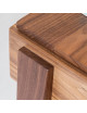 Dasras Liseré desk in oak or walnut wood - 10 finishes 4 sizes