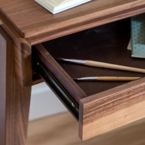 Dasras Liseré desk in oak or walnut wood - 10 finishes 4 sizes