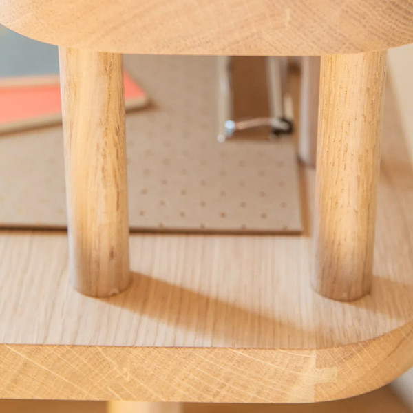 Dasras Odesk oak or walnut wood desk - 10 finishes 4 sizes