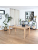 Dasras Clarté desk in oak or walnut wood - 10 finishes 2 sizes
