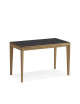 Dasras Buzz ceramic desk, oak or walnut wood - 10 finishes, 2 sizes