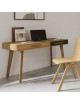 Dasras Paul desk in oak or walnut wood - 10 finishes