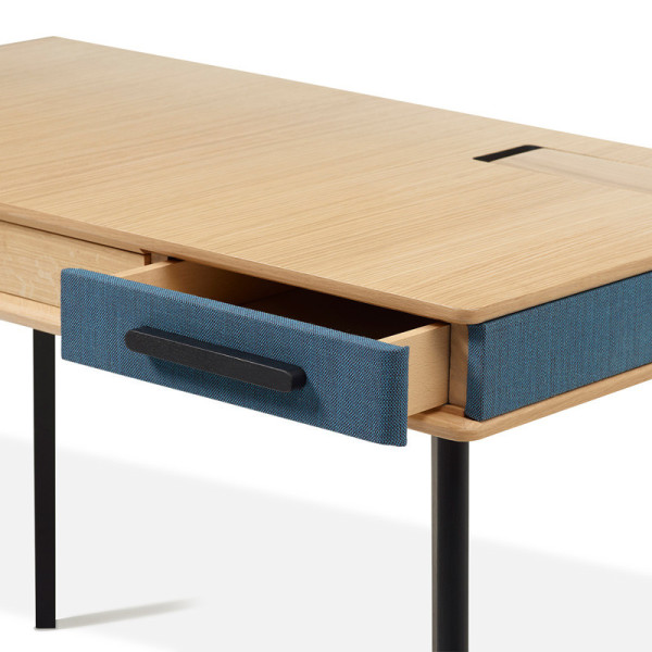 Dasras Paul desk in oak or walnut wood - 10 finishes