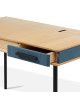 Dasras Paul desk in oak or walnut wood - 10 finishes