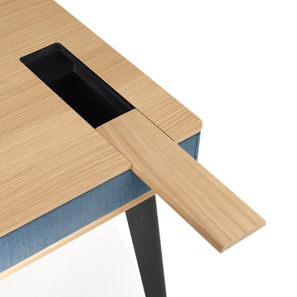 Dasras Paul desk in oak or walnut wood - 10 finishes