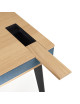 Dasras Paul desk in oak or walnut wood - 10 finishes
