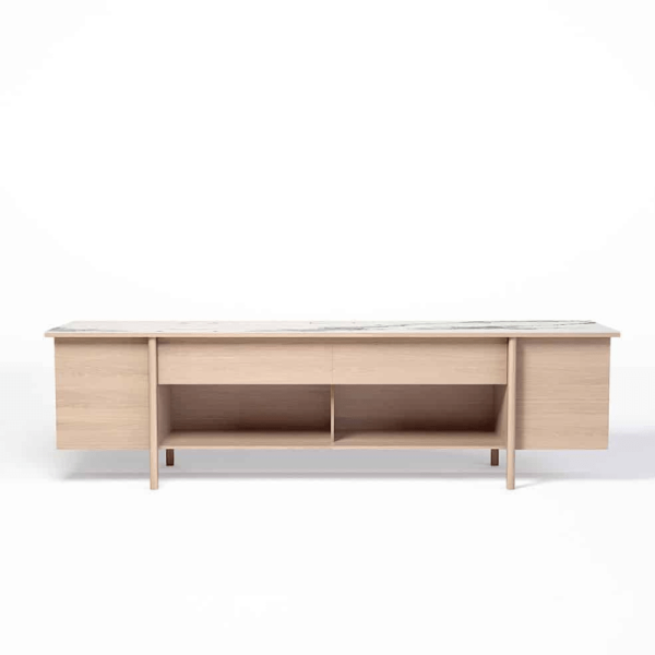 Dasras Stilt Sideboard TV unit ceramic wood oak or walnut - 10 finishes
