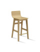 Dasras Snack stool oak wood - 9 finishes 3 heights