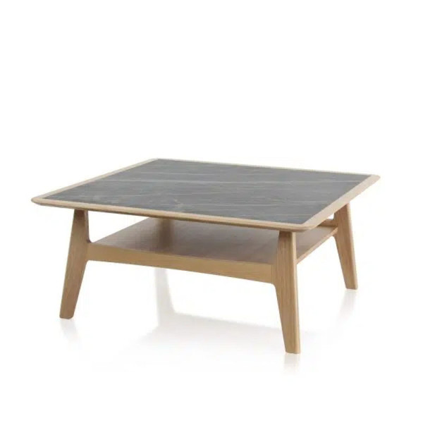 Dasras H Coffee table ceramic wood oak or walnut - 10 finishes 4 sizes