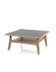 Dasras H Coffee table ceramic wood oak or walnut - 10 finishes 4 sizes