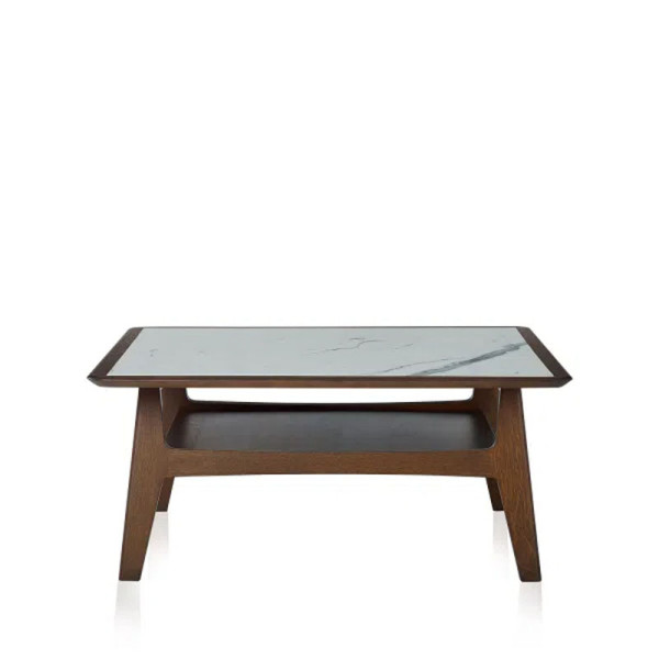 Dasras H Coffee table ceramic wood oak or walnut - 10 finishes 4 sizes