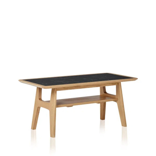 Dasras H Coffee table ceramic wood oak or walnut - 10 finishes 4 sizes