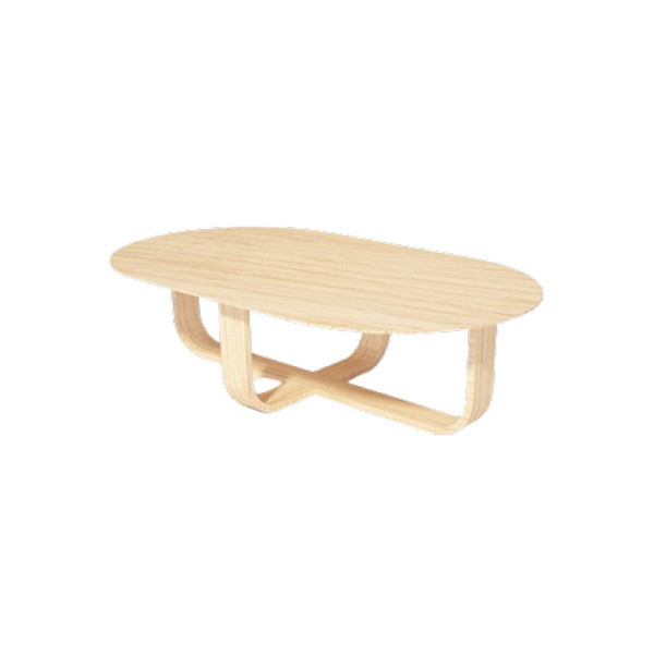 Dasras Luge Oblong coffee table oak wood - 9 finishes 2 sizes