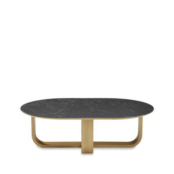 Dasras Luge Oblong coffee table ceramic wood oak - 9 finishes 2 sizes