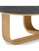 Dasras Luge Oblong coffee table ceramic wood oak - 9 finishes 2 sizes