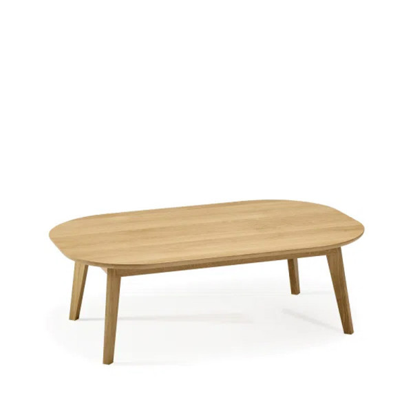 Dasras Snack rectangular coffee table in oak or walnut wood - 10 finishes 2 sizes