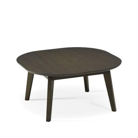 Dasras Snack square coffee table ceramic wood oak or walnut - 10 finishes 3 sizes