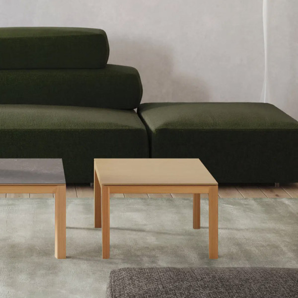 Dasras Clarté Rectangular coffee table oak or walnut wood - 10 finishes 2 sizes 2 models