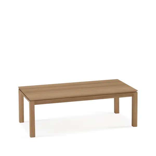 Dasras Clarté Rectangular coffee table oak or walnut wood - 10 finishes 2 sizes 2 models