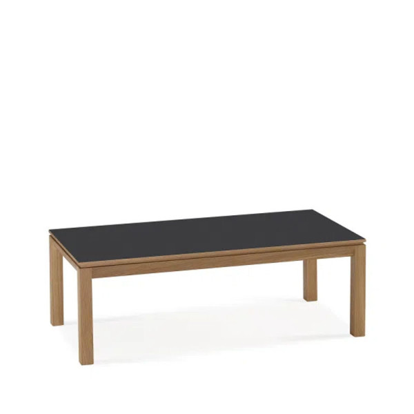 Dasras Clarté Rectangular coffee table ceramic wood oak or walnut - 10 finishes 2 sizes 2 models