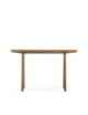 Dasras Chevron Fixed console oak or walnut wood - 10 finishes 3 sizes