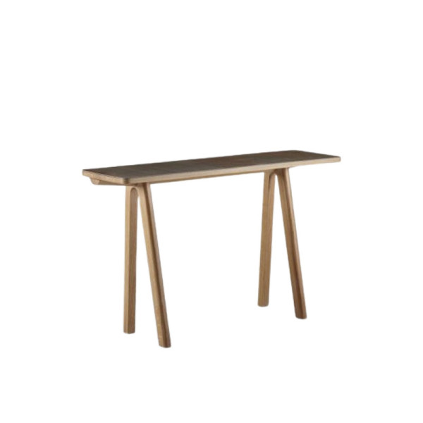 Dasras Chevron Fixed console ceramic wood oak or walnut - 10 finishes 3 sizes