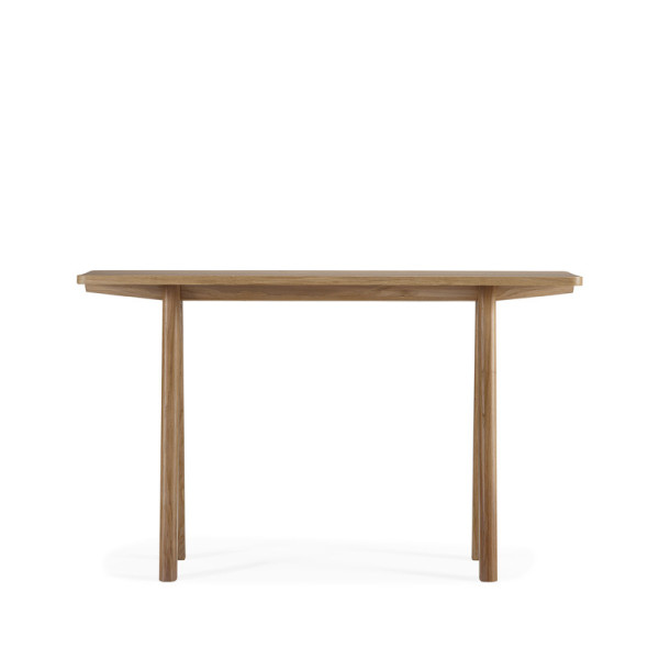 Dasras Chevron Fixed console ceramic wood oak or walnut - 10 finishes 3 sizes