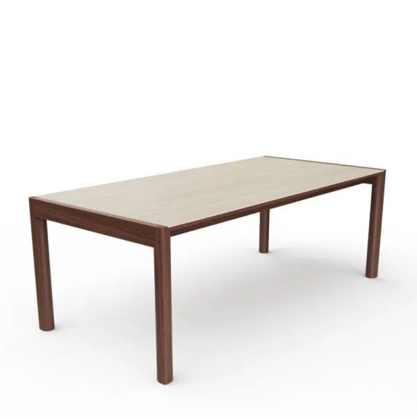 Dasras Rives fixed dining table ceramic wood oak or walnut - 10 finishes 4 sizes