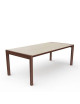 Dasras Rives fixed dining table ceramic wood oak or walnut - 10 finishes 4 sizes