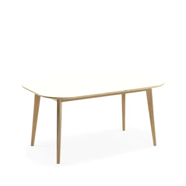 Dasras Snack fixed dining table ceramic wood oak or walnut - 10 finishes 17 sizes