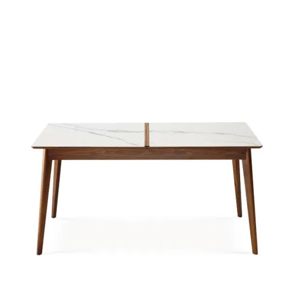 Dasras Paul Fixed dining table ceramic wood oak or walnut - 10 finishes 17 sizes