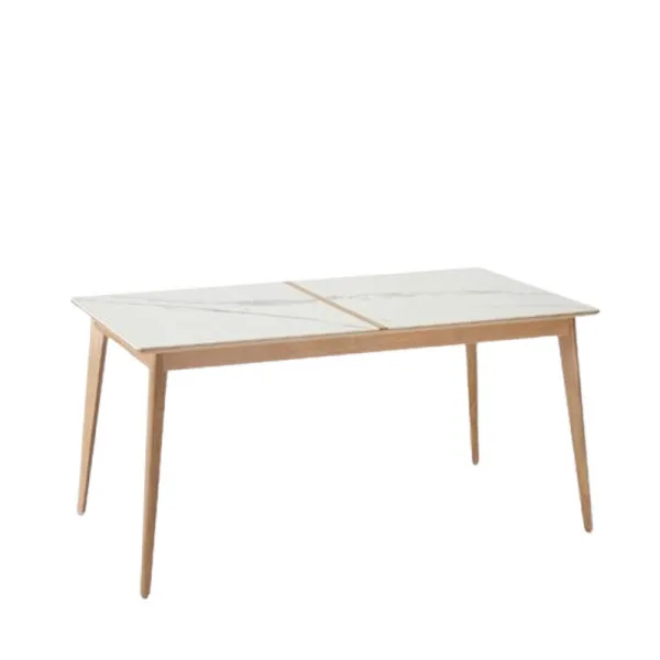 Dasras Paul Fixed dining table ceramic wood oak or walnut - 10 finishes 17 sizes