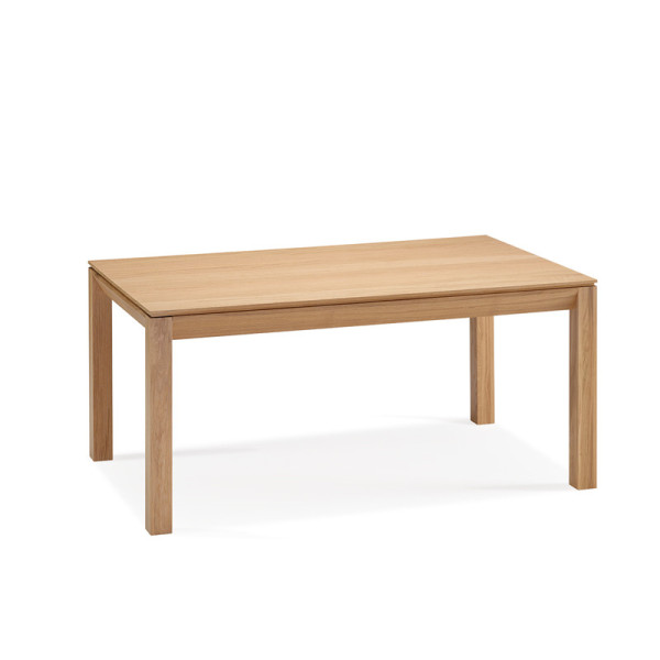 Dasras Clarté fixed dining table in oak or walnut wood - 10 finishes 21 sizes