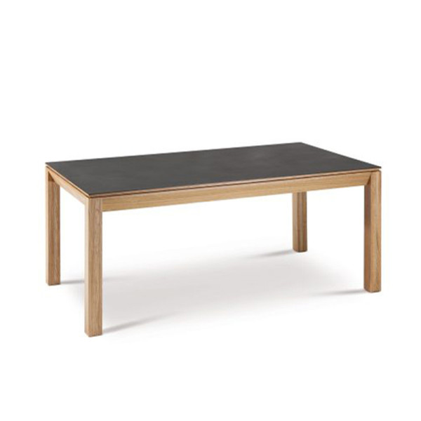 Dasras Clarté Fixed dining table ceramic wood oak or walnut - 10 finishes 17 sizes