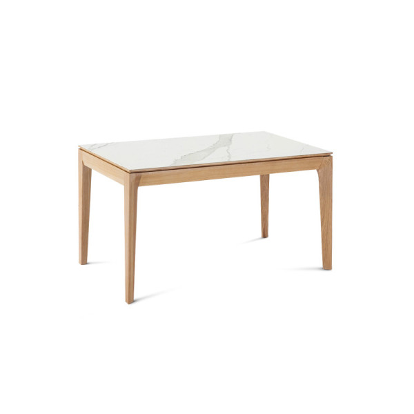 Dasras Buzz fixed dining table ceramic wood oak or walnut - 10 finishes 17 sizes