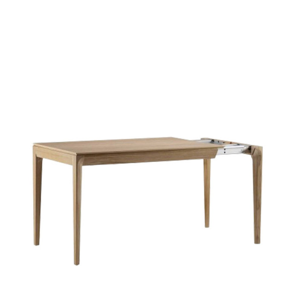 Dasras Buzz extendable dining table in oak or walnut wood - 10 finishes 12 sizes