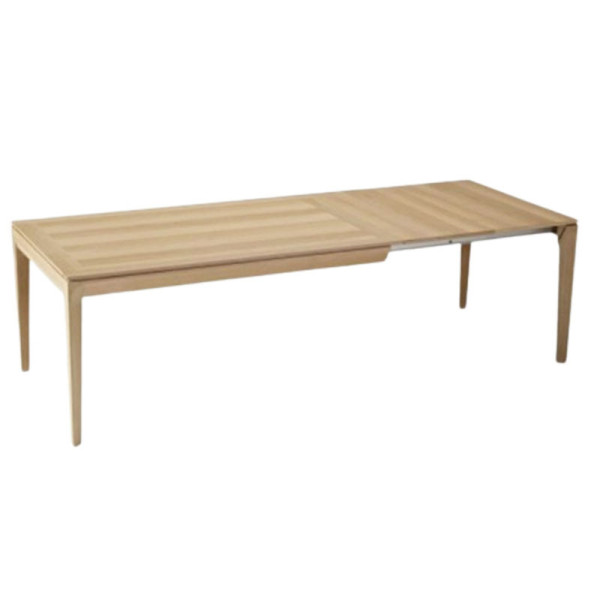 Dasras Buzz extendable dining table in oak or walnut wood - 10 finishes 12 sizes