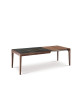 Dasras Buzz extendable dining table ceramic wood oak or walnut - 10 finishes 8 sizes 2 models