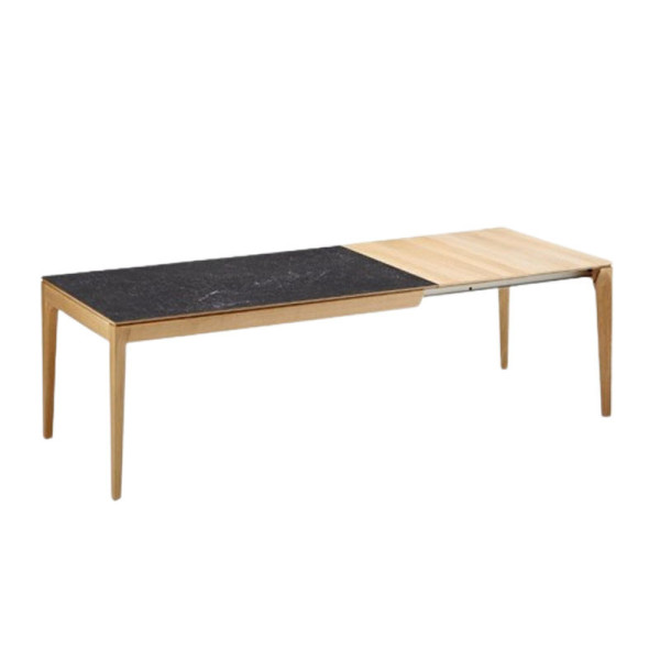 Dasras Buzz extendable dining table ceramic wood oak or walnut - 10 finishes 8 sizes 2 models