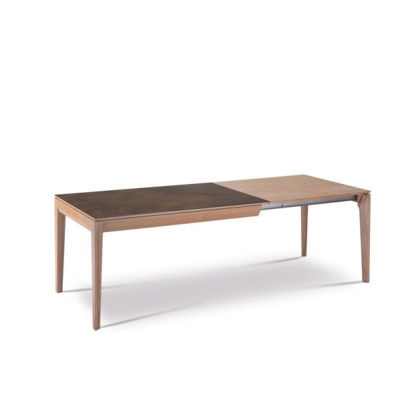Dasras Buzz extendable dining table ceramic wood oak or walnut - 10 finishes 8 sizes 2 models