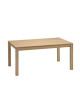 Dasras Clarté Extendable dining table oak or walnut wood - 10 finishes 12 sizes