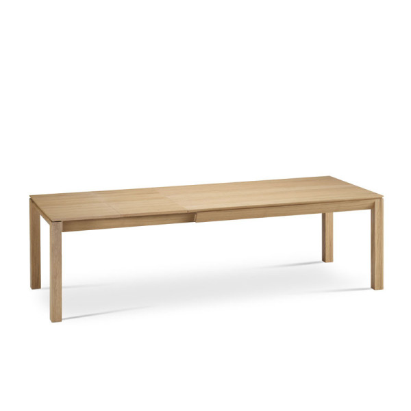 Dasras Clarté Extendable dining table oak or walnut wood - 10 finishes 12 sizes