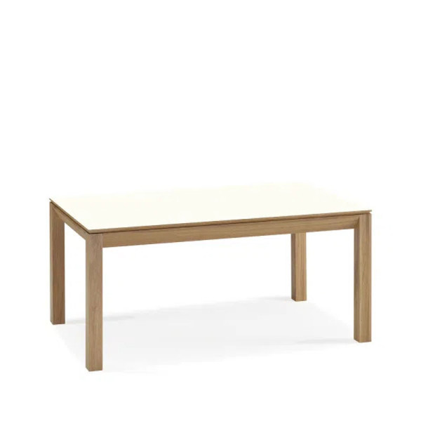 Dasras Clarté Extendable dining table ceramic wood oak or walnut - 10 finishes 8 sizes 2 models